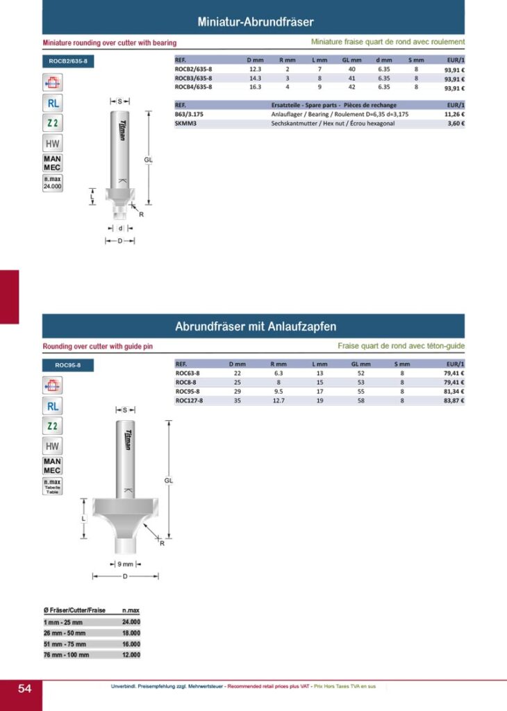 titman katalog 2023 abrundfraeser seite 02