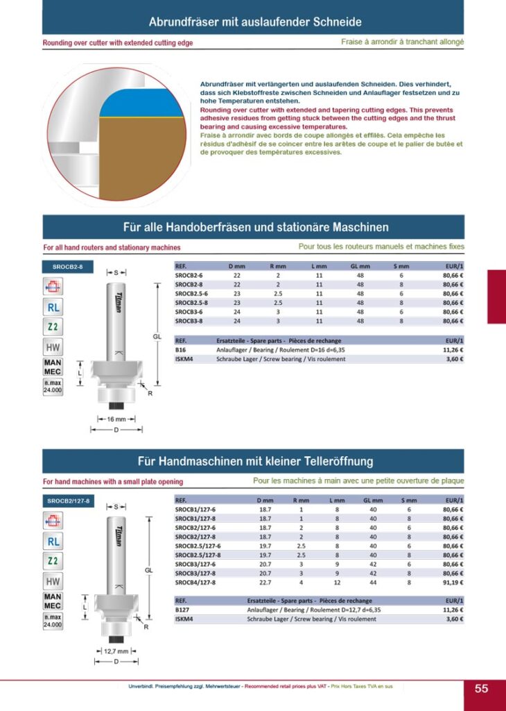 titman katalog 2023 abrundfraeser seite 03