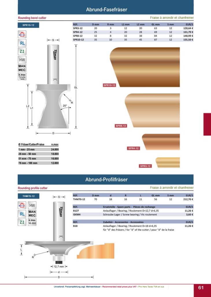 titman katalog 2023 abrundfraeser seite 09