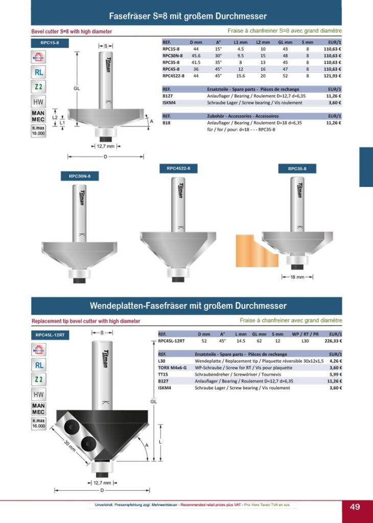 titman katalog 2023 fasefraeser seite 08