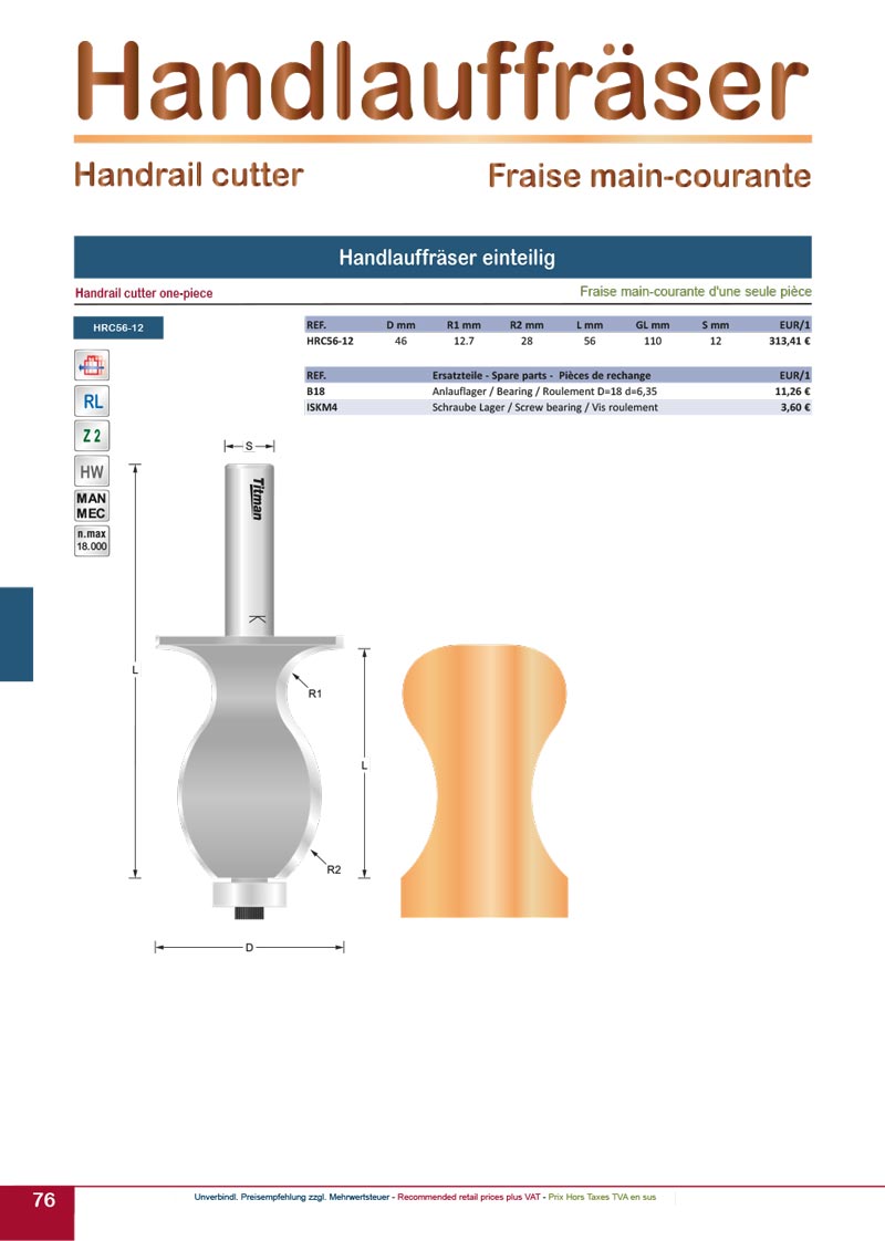 titman katalog 2023 handlauf fraeser seite 01