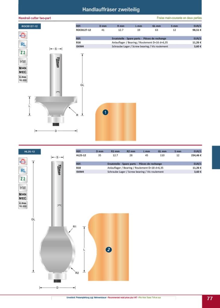 titman katalog 2023 handlauf fraeser seite 02