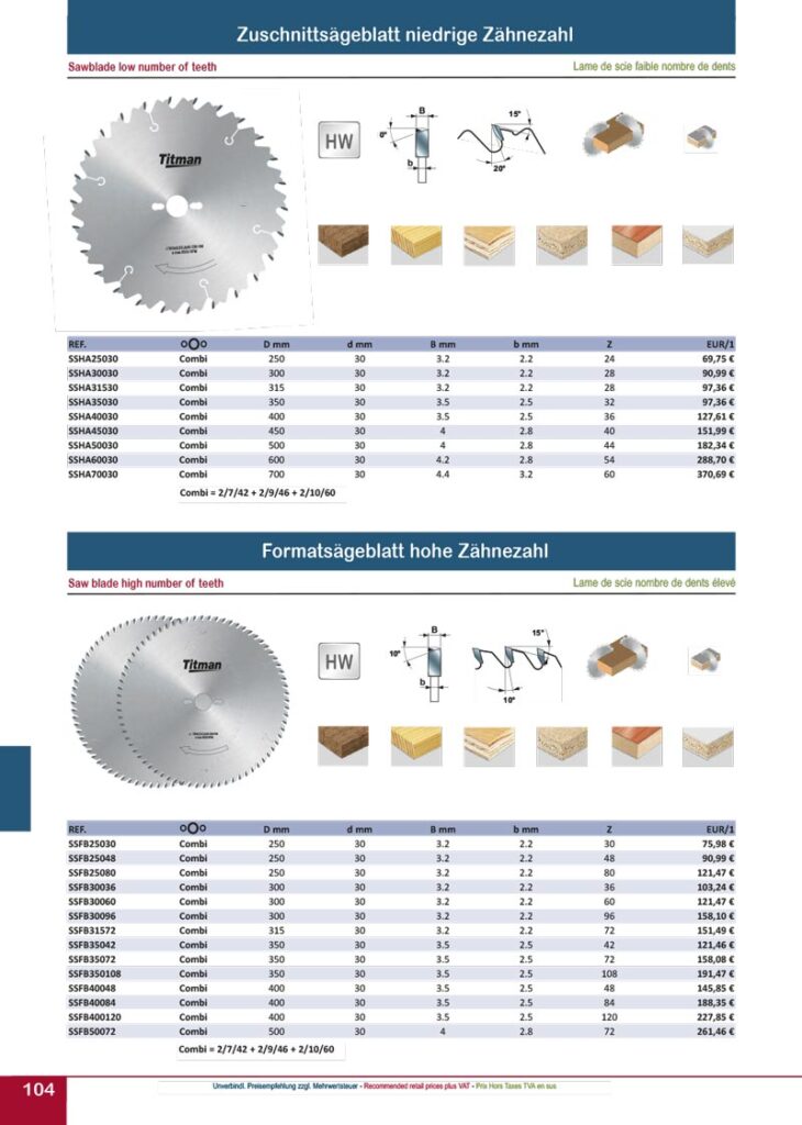 titman katalog 2023 kreissaegeblaetter seite 03