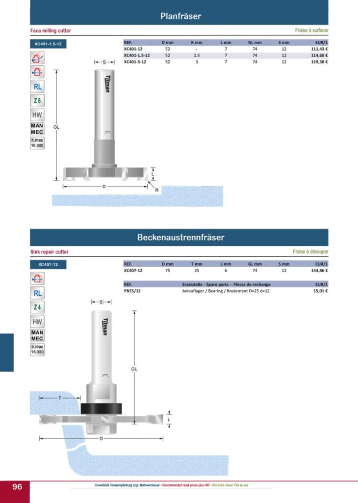 titman katalog 2023 mineralwerkstoff bearbeitung seite 11