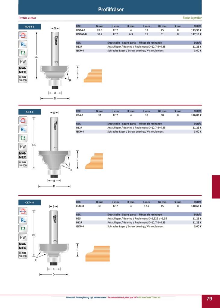 titman katalog 2023 profilfraeser seite 02