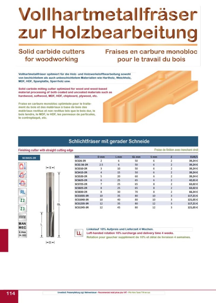 titman katalog 2023 vollhartmetallfraeser seite 01